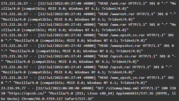 通过 Nginx 规则防止服务器被恶意扫描下载-胖大海博客资源网